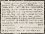 Noordermeer Johanna Cath.1810-1874 (adv. Weekbl.VPOG 04-10-1874).jpg
